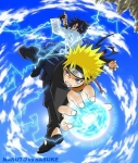 naruto rasengan vs sasuke chidori